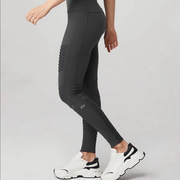 ALO Yoga Moto Legging, Full Length, Size Small - Picture 3 of 8